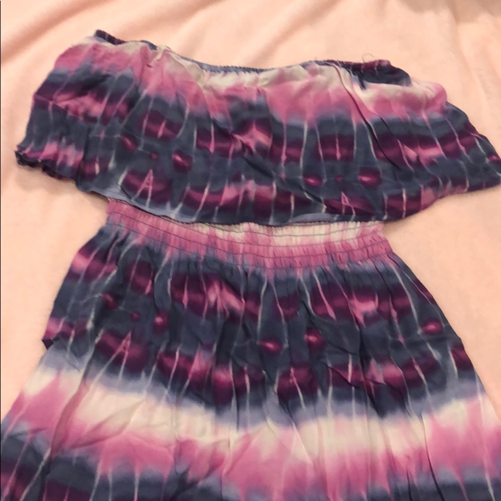 Strapless summer dress